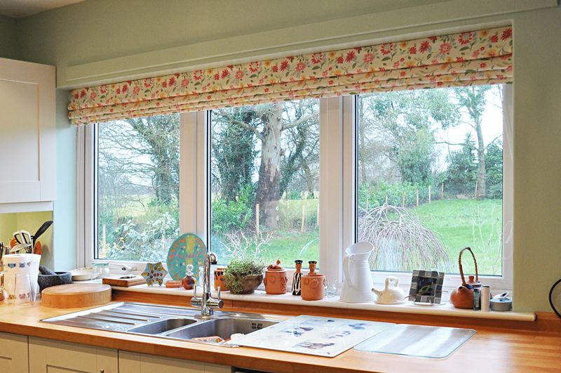 View through kitchen Window